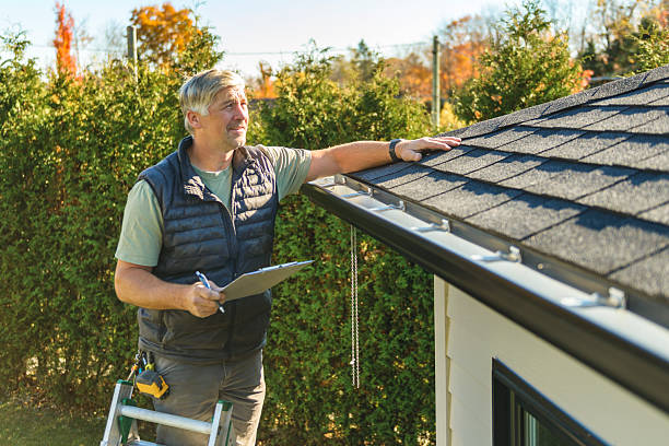 Professional Roofing technician working in Troutville, PA